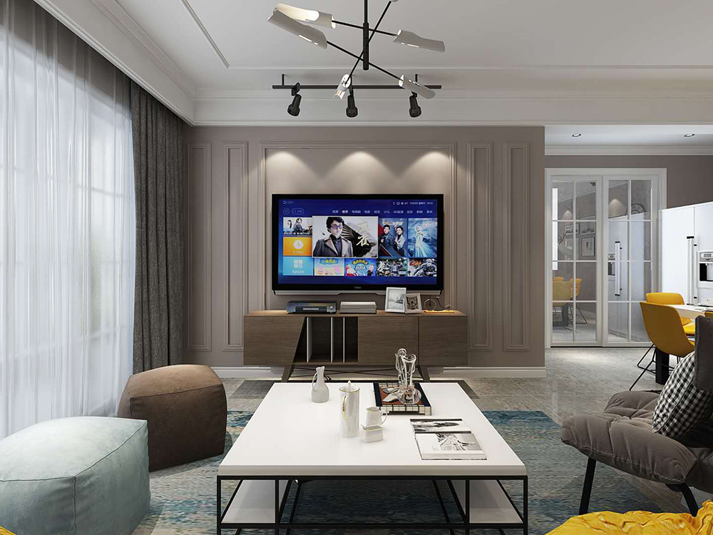 装修公司北欧风格室内装修效果图-客厅 装修公司北欧风格室内装修效果图-客厅