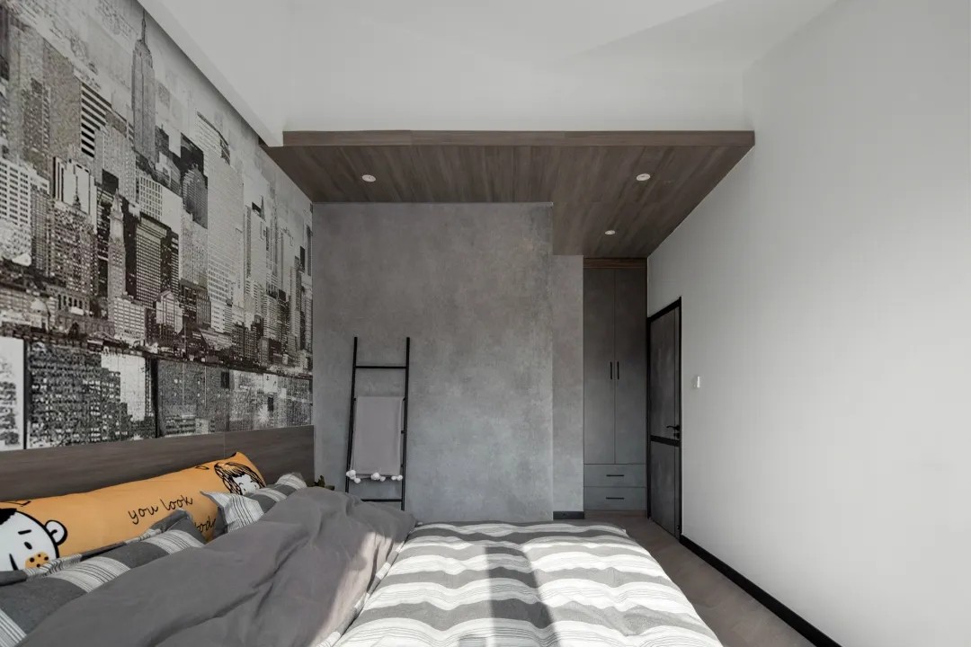 装修案例现代风格复式装修效果图-卧室 装修案例现代风格复式装修效果图-卧室