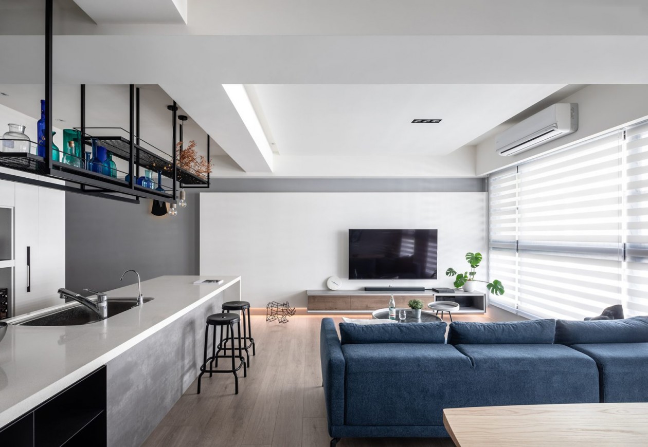 装修案例现代前卫风格室内装修效果图-开放式厨房 装修案例现代前卫风格室内装修效果图-开放式厨房